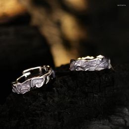 Boucles d'oreilles créoles en argent Sterling 925 pour femmes, glaçure à chute irrégulière, petite boucle d'oreille Unique, accessoires de bijoux exquis