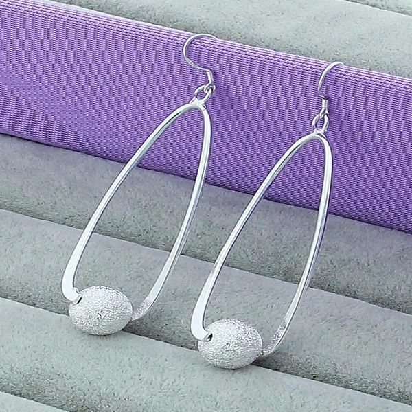 Boucles d'oreilles créoles en argent Sterling 925 pour femmes, accessoires de cadeau de fête de mariage, bijoux à la mode