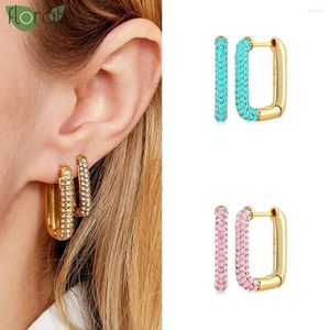 Boucles d'oreilles créoles 925 argent Sterling aiguille tendance géométrie 24K or Premium 18mm grand pour les femmes bijoux de mode 1 pièces