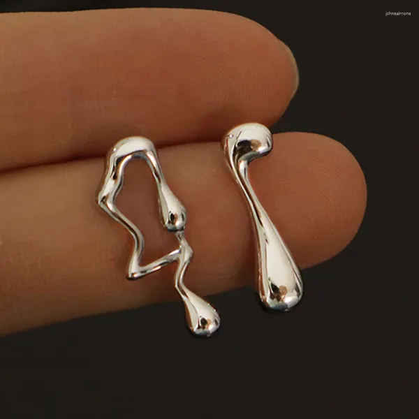 Pendientes de aro BF CLUB de Plata de Ley 925 gota de agua para Mujer chica moda Sexy joyería regalo fiesta boda Pendientes Mujer