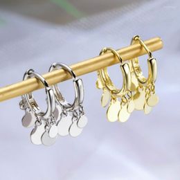 Hoop oorbellen Caoshi trendy stijl voor vrouwen zilveren kleur/goudkleur tijdloze styling sieraden dagelijkse draagbare accessoires