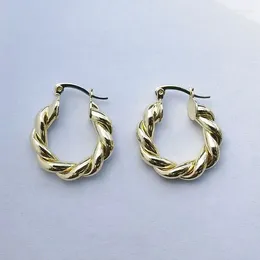 Boucles d'oreilles créoles créatives en forme de C pour femmes, accessoires de mode, bijoux