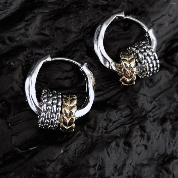 Boucles d'oreilles créoles au Design créatif, cercle de blé pour dames et filles, bijoux de luxe rétro à la mode, cadeaux de fête