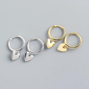 Hoepel Oorbellen Mode Goud Zilver Kleur Mini Hart Voor Vrouwen Meisjes Eenvoudige Kleine Leuke 2023 Trendy Sieraden