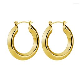 Boucles d'oreilles cerceau mode Sexy épais cercle en métal femme Punk rond femme déclaration oreille Piercing bijoux accessoires de fête