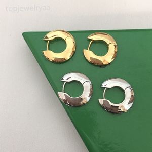 Oorringen voor dames Designer oorbellen Half Moon Sphere dikke dikke studs voor dames roestvrijstalen gouden en zilveren oorbellen sieraden