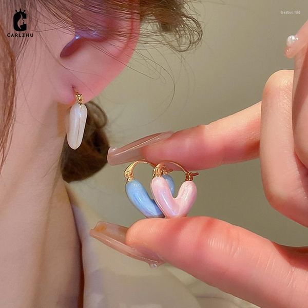 Boucles d'oreilles cerceaux d'oreille en or véritable gigantes