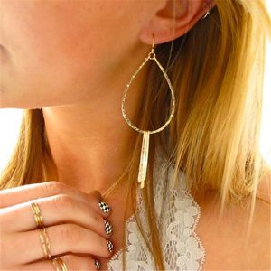 Hoop oorbellen goud gevulde handgemaakte 925 zilveren sieraden vintage gehamerd tassel brincos pendientes oorbellen voor vrouwen