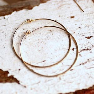 Hoop oorbellen goud gevuld metaal dat voor altijd handgemaakte 925 zilveren sieraden charme gehamerde pendientes voor vrouwen boho duurt