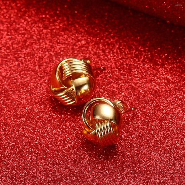 Boucles d'oreilles cerceaux Luxury Gold Trendy Evening Gifts Bridal Bals d'oreille Piercings For Women Jewelry Piercing