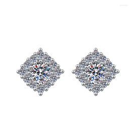 Boucles d'oreilles cerceaux Zircon de luxe pour femmes bijoux de mariée étincelante à la mode