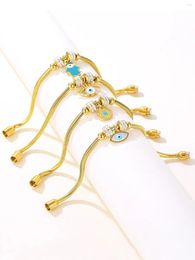 Boucles d'oreilles cerceaux Boucle magnétique Bracelet Bracelet Charme d'été Set Accessoires de bijoux à la mode en acier inoxydable