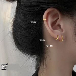 Ring oorbellen Heren oorbellen Zilveren oorbellen Goud Chic Waterdruppelvormige oorbellen Dames Chunky Hoops Geometrisch Messing Minimalistisch Bruiloft Feest Sieraden