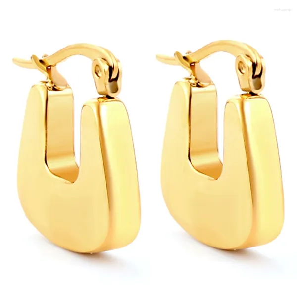 Boucles d'oreilles créoles modernes pour femmes, haute qualité, géométrique, inhabituelle, en acier inoxydable, mode, charme exquis, Piercing d'oreille, bijoux, cadeaux de fête