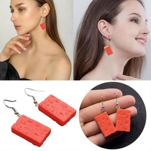 Boucles d'oreilles de cerceau packs de gains roman alternatif de planche à parocier brique tempérament léger luxe de luxe