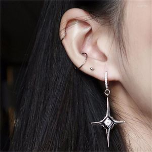 Boucles d'oreilles créoles Punk croix boucle d'oreille mode strass pour femmes Couple boucle d'oreille quotidien fête d'anniversaire bijoux cadeaux