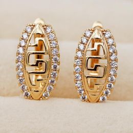 Hoop oorbellen Rlopay Fashion Hollow For Women Gold Color Round Luxury sieraden huwelijksverjaardag geschenk Acessories