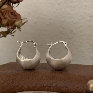 Hoop Earrings S925 Silver Needle Piercing Round Ball Earring For Women Girls Party Wedding Jewelry Eh1230