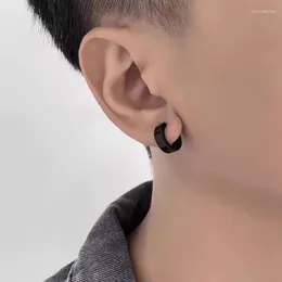Boucles d'oreilles cerceaux vendant un clip d'oreille en acier inoxydable coréen simple