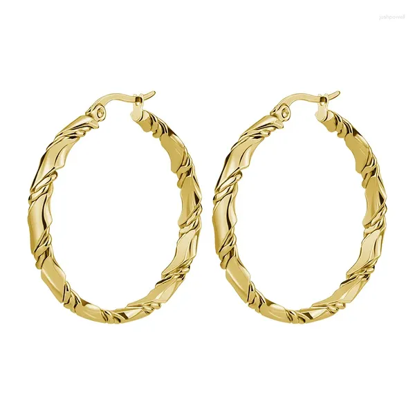 Boucles d'oreilles créoles simples en acier inoxydable, petites pour femmes et hommes, Piercing d'oreille de Cartilage, bijoux Pendientes Mujer