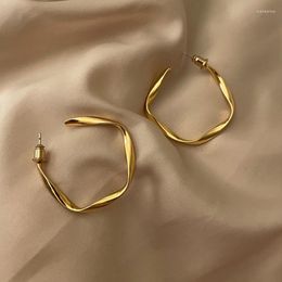 Pendientes de aro Todorova para mujer, círculo giratorio creativo, geométrico, redondo, accesorios para mujer, regalo de joyas de fiesta Retro