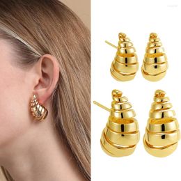 Boucles d'oreilles cerceaux vintage creux creux d'oreille plaquées d'oreille de boucles d'oreille petit latge