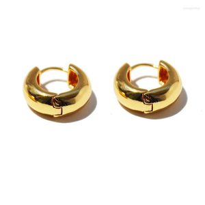 Boucles d'oreilles créoles femme boucle d'oreille mode Morden plaqué or rempli cerceaux cercle petits bijoux pour femmes cadeau 2022 Bijouterie femme