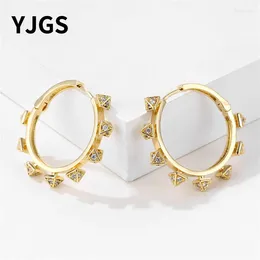 Hoop oorbellen yjgs originele Instagram gepersonaliseerde trendy koperen set kleine stijl ring