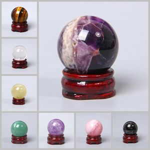 Aro Huggie 20-50 Mm Minerales crudos naturales Bola de esfera de cuarzo Amatistas púrpuras Citrinas amarillas Adornos decorativos de piedra de cristal