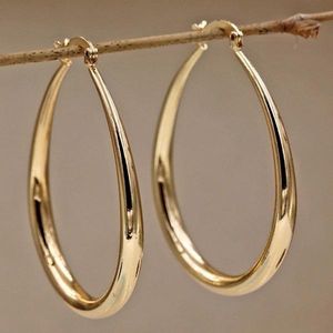 Hoop Huggie 2021 Mode Verzilverd Glanzende Oor Creatieve Oorbellen Gladde Solid Gold Sieraden Gift