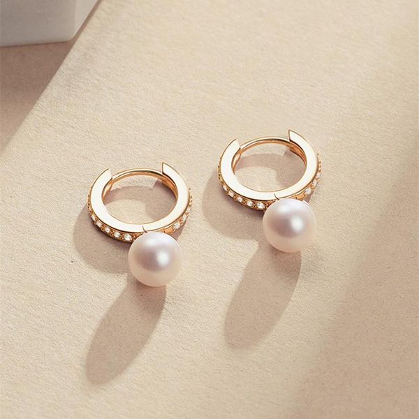 HOOP Huggie Classic Boucles d'oreilles Cz Pierre Petits Huggies de Charme Rose Gold Boucle d'oreille Gouvernement Bijoux à la mode pour femmes Cadeaux