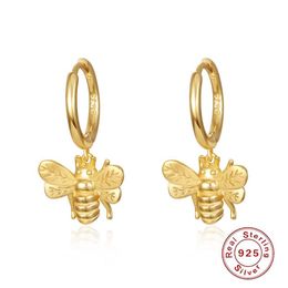 Hoop Huggie des boucles d'oreilles femmes designers boucles d'oreilles 925 boucles d'oreilles en argent sterling Bee Cool Wind Christmas aretes de oro307x