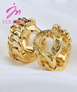 Hoop Huggie Earrings sieraden voor vrouwen Afrikaans Gold vergulde onregelmatige Big Dubai Weddings Party Party Oorring Sieraden 2210082932151
