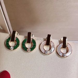 Hoop Huggie Hoge kwaliteit hot selling merk 925 sterling zilveren ronde schelp oorbellen voor dames stiefmoeder gepersonaliseerde sieraden feestcadeaus 24326