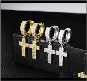 Hoop Huggie Luxe Designer Oorbellen Hip Hop Sieraden Iced Out Diamond Earring Bling Mannen Vrouwen Stud Oorbellen Rapper Hip3510275