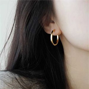 Hoop Huggie Nieuwe klassieke roestvrijstalen oorbellen geschikt voor damesmode Koreaanse Y2K sieraden temperatuur geschikt voor meisjes om dagelijks te dragen Brincos 24326