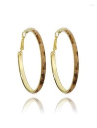 Cerceau Huggie à la mode grandes boucles d'oreilles grande peluche imprimé léopard mode Simple tempérament boucle pour les femmes bijoux cadeau 5334802