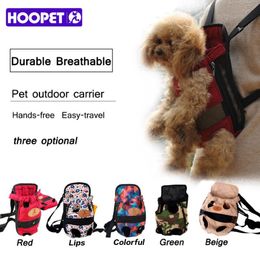HOOPET-portador para perros a la moda, color rojo, mochila de viaje para perros, bolsas transpirables para mascotas, portador de hombro para cachorros 263x
