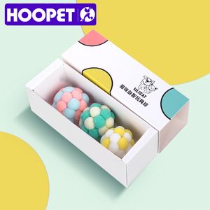 HOOPET Pet Toy Chat Formation Palying Toy Ball Peluches Balle Ronde Avec Clochettes pour Chat Chien