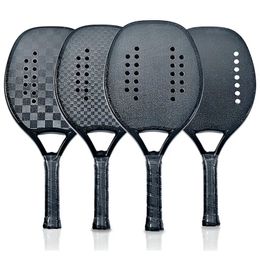 Hoowan Blackshark Beach Tennis Racket Carbon Professional 22 mm Surface rugueuse avec couverture 240401
