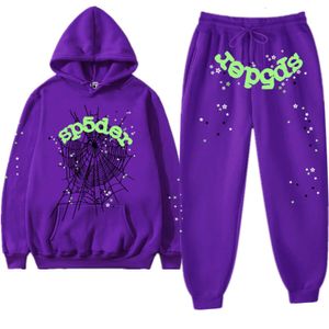 Hop Hip Pullover Trainingspakken voor heren Y2k Sp5der Letter 555555 Trui Set Dames Trainingspak Sweatshirts Web Gedrukt Hoodies Sportpak 1k1o