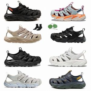 Hopara Triple Black White Oxford Tan Sandalen Men Women Summer Beach Khaki Blauw Oranje Paars Grijs Wandel Sandaal Dik Dikke kussens Draag comfortabel