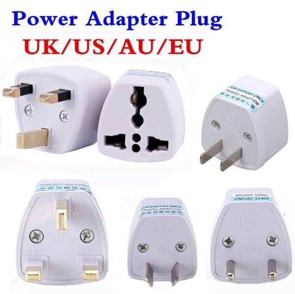 Hopeboth Adaptateur de voyage universel AU US EU vers UK Adapter Converter3 Pin AC Power Plug Adapter Connector