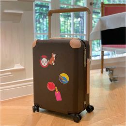 Horizon 55 Spinner koffers Travel Bagage Cartoon Men Dames koffer Top Kwaliteit Trunk Bag Aquarel Universele wiel Duffel Rolling koffers 240515