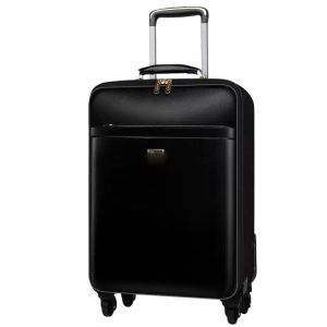 Horizon beroemde designer metalen bagage aluminium aluminium legering carryons rollende lugthicker reiskoffer protage koffer met hoge sterkte zak leer