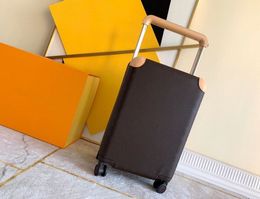 Horizon55 Top Suitcase Designers de luxe de luxe à bagages Sac à coffre unisexe lettres de bac à purse Box Spinner Universal Wheel Duffel Sacs Hroizon