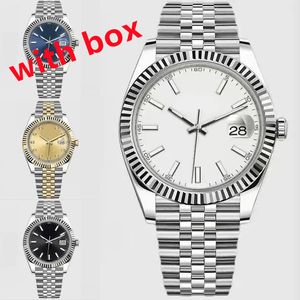 Montres Montres Montres-bracelets pour dames 31mm Lunette cannelée en acier inoxydable 904L Bracelet jubilé luminescent Montre mécanique automatique Montres homme designer XB03 B4