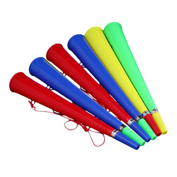 Cuerno Juguetes Juego de trompeta Plástico Vuvuzela Fútbol Deportes Estadio Fans Niños Copa del mundo Accesorios Instrumentos musicales Ruido 240118