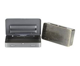 HORNET caja metálica para tabaco para fumar de 10060mm, 1 unidad, caja de almacenamiento para cigarrillos de tamaño bolsillo con soporte para papeles de 70mm, Whole4928510