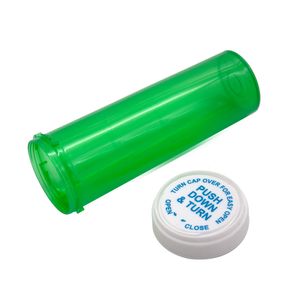 HORNET Biggest 60 Dram Push Down Turn Flacon Conteneur Acrylique Stockage en plastique Stash Jar Spice Bottle Case Box Herb Conteneur
